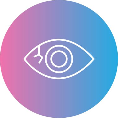 eye vector glyph icon design
