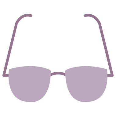 Güneş gözlüğü. Web simgesi basit illüstrasyon