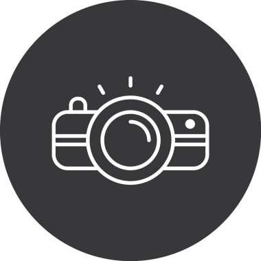 fotoğraf makinesi vektör illüstrasyonu