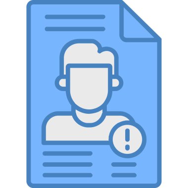 ID kart simgesi vektör illüstrasyonu