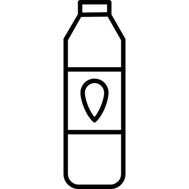 Şişe. Web simgesi basit tasarım