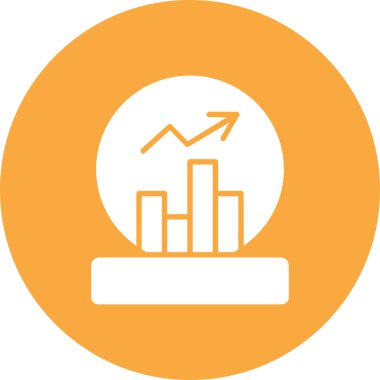 grafik simgesinin vektör illüstrasyonu