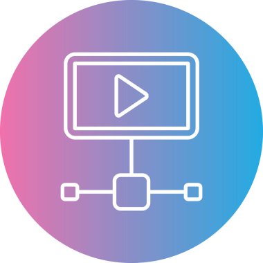 seo modern simgesinin vektör illüstrasyonu