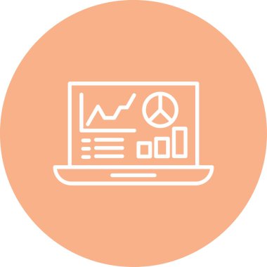 seo modern simgesinin vektör illüstrasyonu