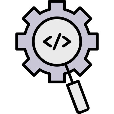 Vites simgesi vektör illüstrasyonu ayarlanıyor