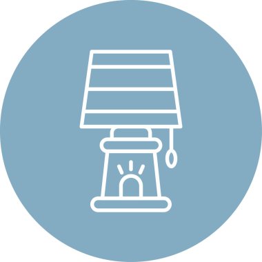 Lamba. Web simgesi basit illüstrasyon