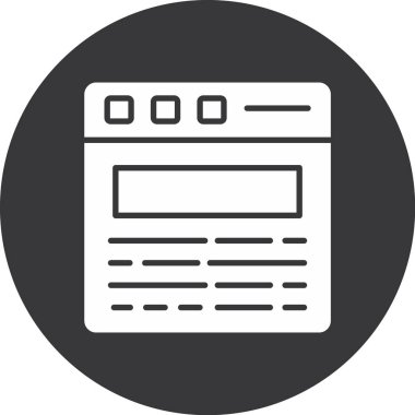 vektör tarayıcı simgesi illüstrasyonu