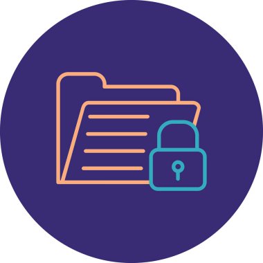 Belge simgesinin vektör illüstrasyonu