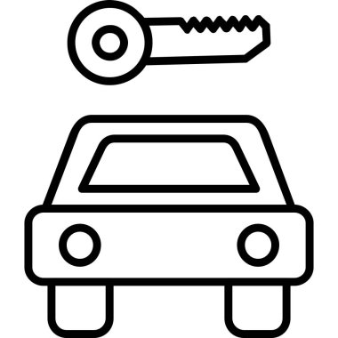 araba servisi vektör simgesi
