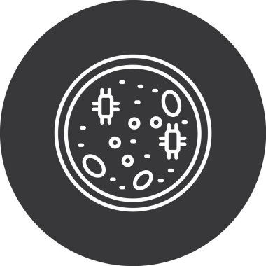 bakteri vektör çizgisi simgesi