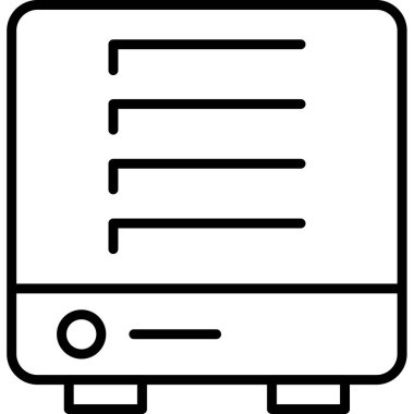 Belge. Web simgesi basit tasarım