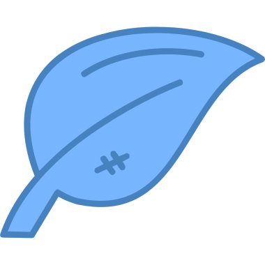 Tüy. Web simgesi basit illüstrasyon