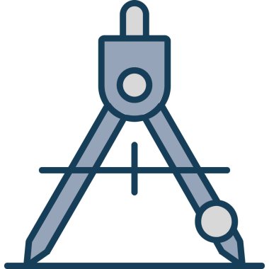 Uydu anteni. Web simgesi vektör illüstrasyonu