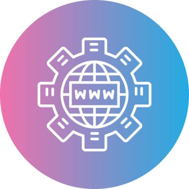 Vektör Genel Ağ simgesi