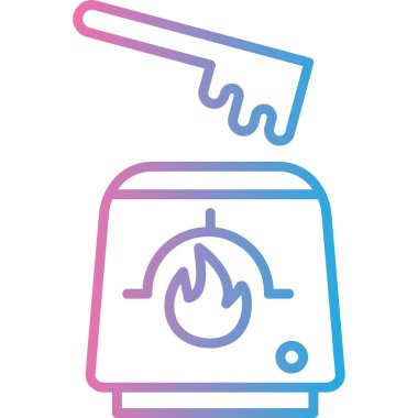 Mutfak sobası ikonu