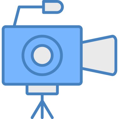 Kamera. Web simgesi basit illüstrasyon