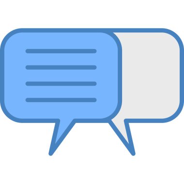 ileti ikonu vektör illüstrasyonu