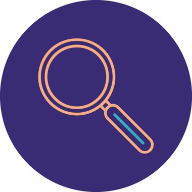 Arama simgesinin vektör illüstrasyonu