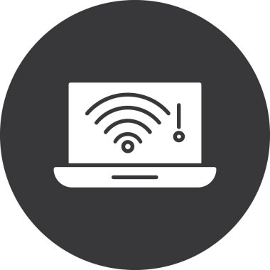 Wifi simgesi, vektör tasarımı