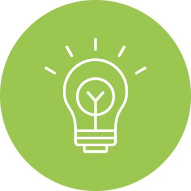 Ampul Ağı simgesi, vektör illüstrasyonu