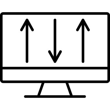 izleyici ikon vektör illüstrasyonu