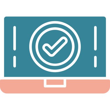 işaret simgesini işaretle, vektör illüstrasyonu