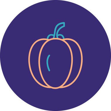 Modern yiyecek simgesinin vektör çizimi