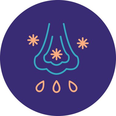 Su. Web simgesi basit illüstrasyon