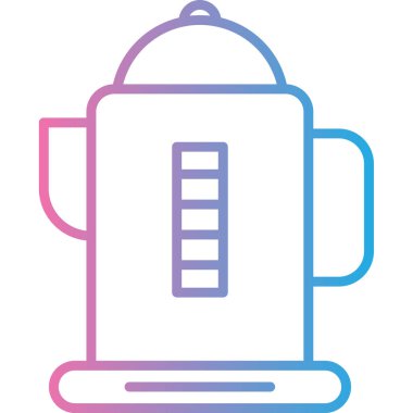 Mutfak. Web simgesi basit illüstrasyon