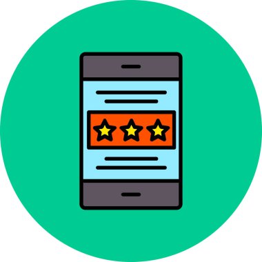 mobil uygulama simgesi vektör illüstrasyonu