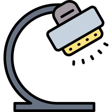 Çizgi film elektrik süpürgesi simgesinin vektör illüstrasyonu