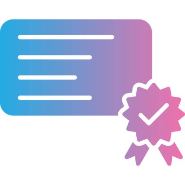 Modern bir simgenin vektör illüstrasyonu