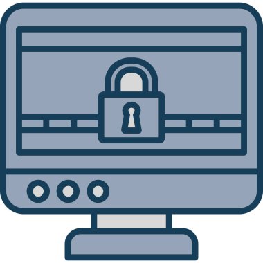 internet güvenlik kilidi simgesi