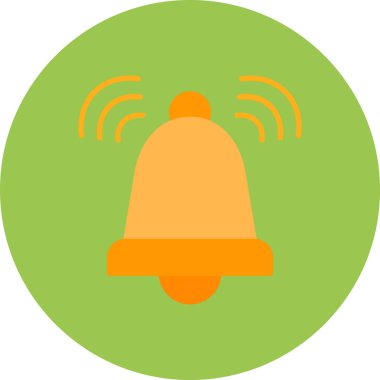 Zil. Web simgesi basit illüstrasyon