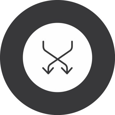 bayrak ikonu vektör illüstrasyonu