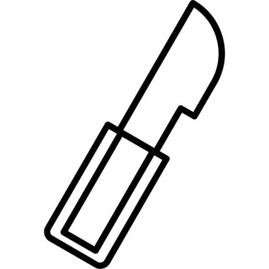 bıçak simgesi vektör illüstrasyonu