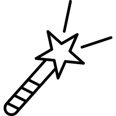 yıldız simgesi vektör illüstrasyonu