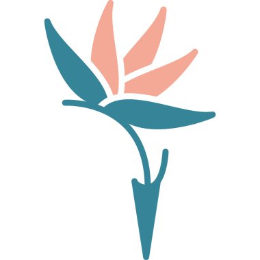 Çiçek süslemesi izole edilmiş.