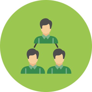 bir grup insan ikonu. vektör illüstrasyonu