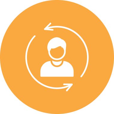 Güzel bir insanın vektör illüstrasyonu