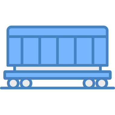 tren simgesi vektör illüstrasyonu