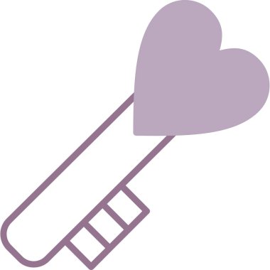 Kalp. Web simgesi basit illüstrasyon