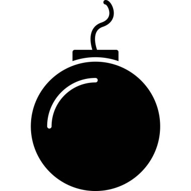 bomba vektör düz simge