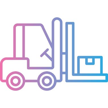 kamyon simgesi, vektör illüstrasyonu