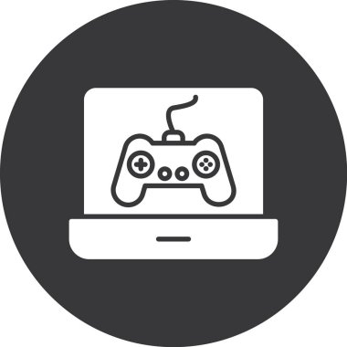 Fare simgesi olan bir bilgisayarın vektör simgesi