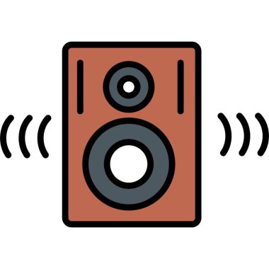 hoparlör vektör illüstrasyonu