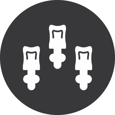 Müzik simgesinin vektör illüstrasyonu