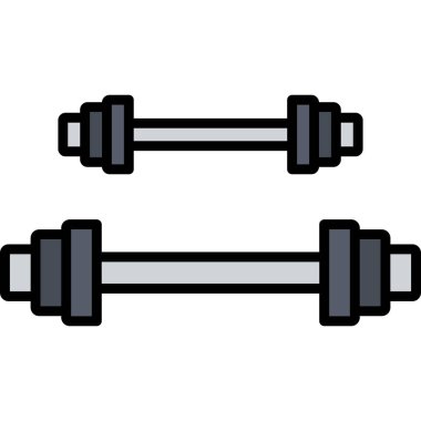 dambıl simgesi vektör illüstrasyonu