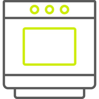 Mutfak simgesi, vektör illüstrasyonu