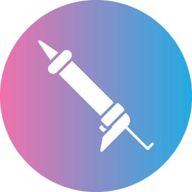 Şırınga simgesinin vektör illüstrasyonu